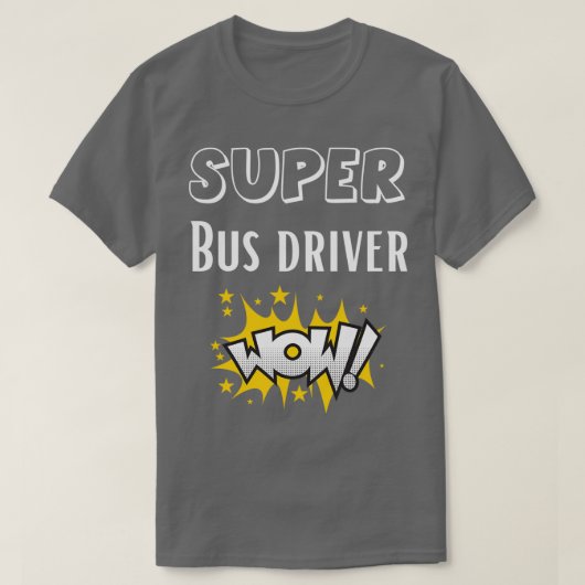 Super Bus-driver T-shirt (Design voorkant)