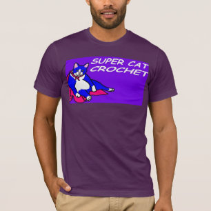 SUPER CAT CROCHET T-SHIRT