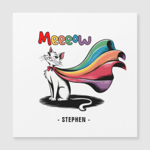Super Cat Meewow – Rainbow Cape Pride Cat
