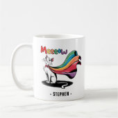 Super Cat Meewow – Rainbow Cape Pride Cat Koffiemok (Links)