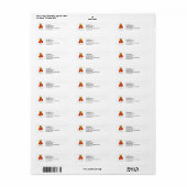Super Cat Strijd Misdaad Voor<Your Text/Name> Etiket (Full Sheet)