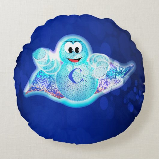 Super cellulaire koelingsleiding voor kinderen! rond kussen (Voorkant)