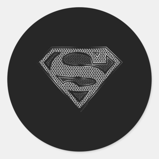 Super Chainmail Ronde Sticker (Voorkant)