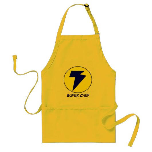Super Chef Apron Standaard Schort (Voorkant)
