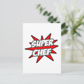 Super Chef Briefkaart (Staand voorkant)