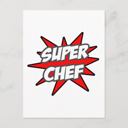 Super Chef Briefkaart (Voorkant)