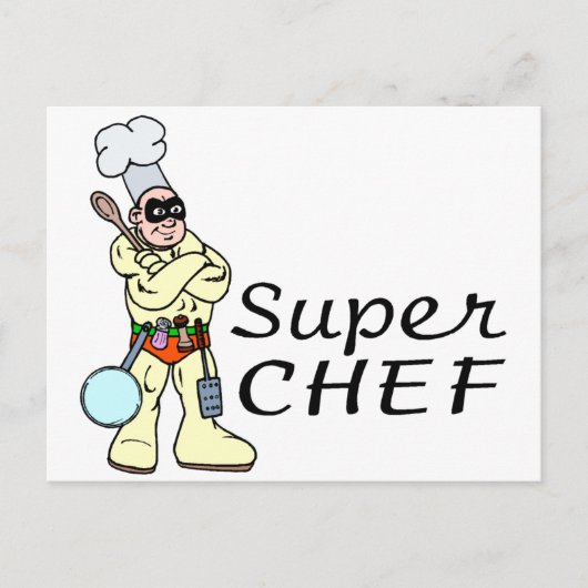 Super Chef Briefkaart (Voorkant)