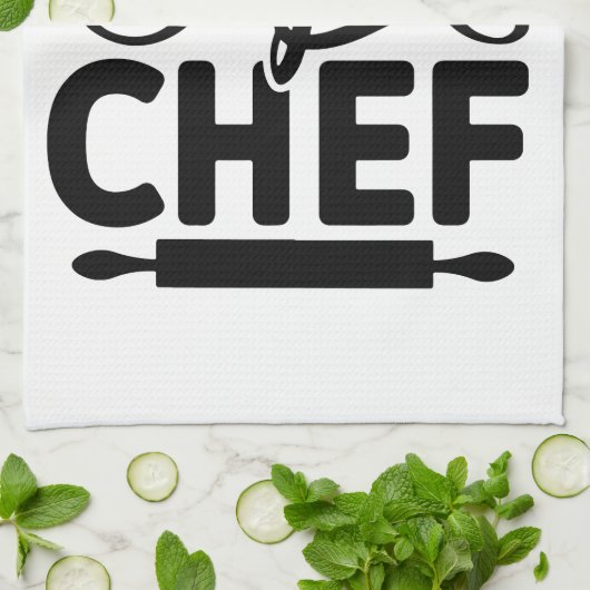 Super Chef Keuken Schort met Gereedschap Theedoek (Gevouwen)