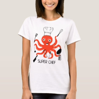 Super Chef Octopus T-shirt