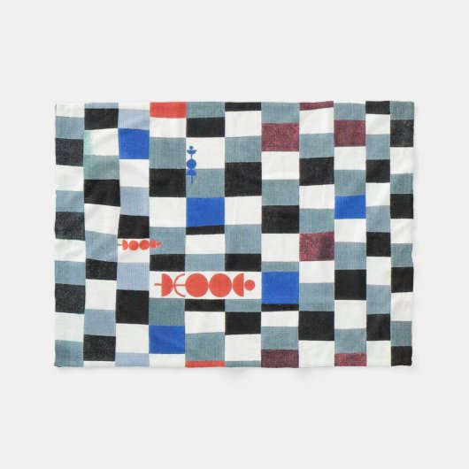 Super Chess, Paul Klee Fleece Deken (Voorkant (Horizontaal))