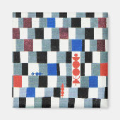 Super Chess, Paul Klee Magneet (Voorkant)