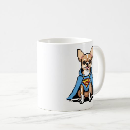 Super Chihuahua Coffee Mok (Voorkant rechts)