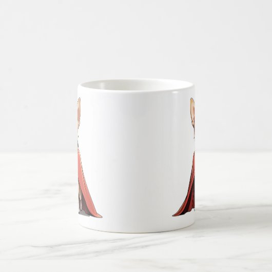 Super Chihuahua Coffee Mok #2 (Center)