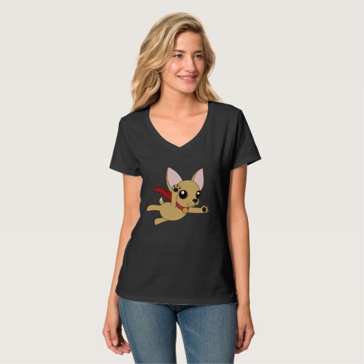Super Chihuahua T-shirt (Voorkant volledig)