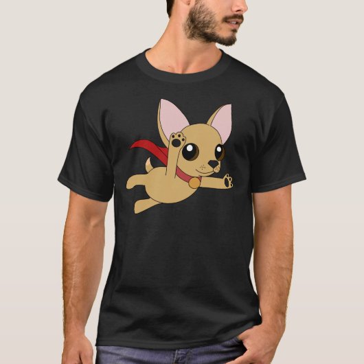 Super Chihuahua! Uitgebreid T-shirt (Voorkant)