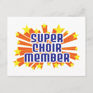 Super Choir-lid Briefkaart