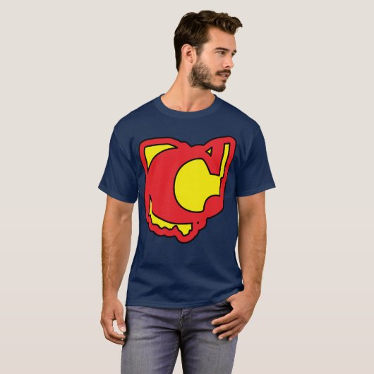 Super Cleveland, Oh T-shirt (Voorkant volledig)