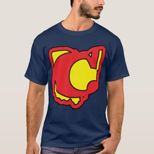 Super Cleveland, Oh T-shirt (Voorkant)