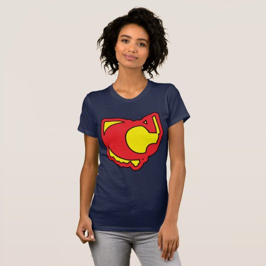Super Cleveland, Oh T-shirt (Voorkant volledig)