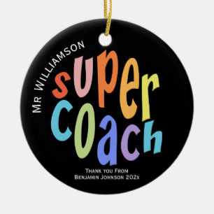 Super Coach Bedankt voor je waardering Keramisch Ornament