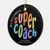 Super Coach Bedankt voor je waardering Keramisch Ornament (Links)