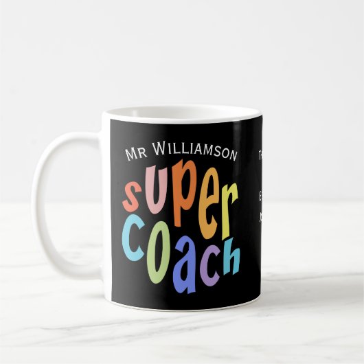 Super Coach Bedankt voor je waardering Koffiemok (Links)