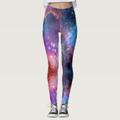 Super Colorful Galaxy Leggings (Voorkant)