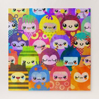 Super Colorful Kawaii Monsters Legpuzzel