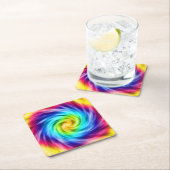 Super Colorful Whirlpool Kartonnen Onderzetters (Insitu)