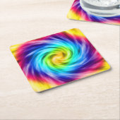 Super Colorful Whirlpool Kartonnen Onderzetters (Schuin)