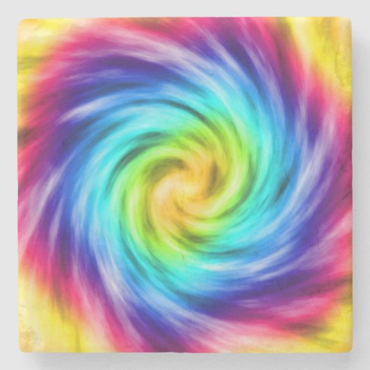 Super Colorful Whirlpool Stenen Onderzetter (Voorkant)