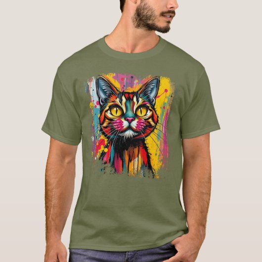 Super comfortabel favoriete kat T-shirt (Voorkant)