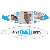 Super Cool 'BEST DAD EVER' Foto en naam Basketbal (Panelen)