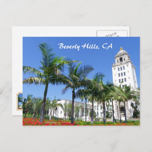 Super Cool Beverly Hills Postcard. Briefkaart (Voorkant / Achterkant)