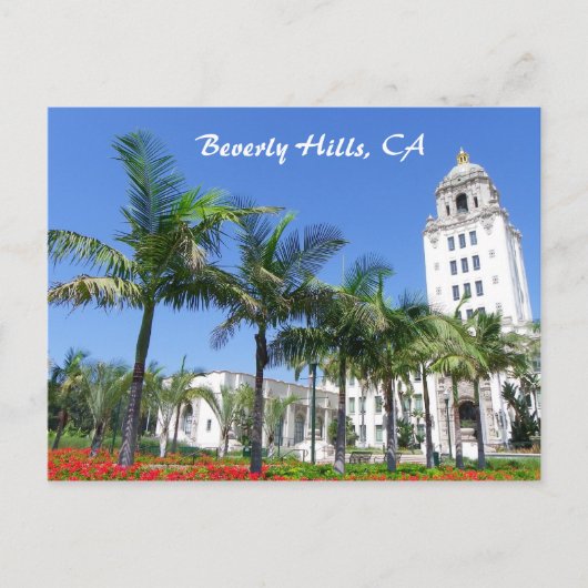 Super Cool Beverly Hills Postcard. Briefkaart (Voorkant)