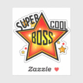 Super Cool Boss Sticker (Vel)