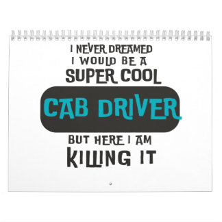 Super Cool Cab Driver Kalender
