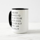 Super Cool Caregiver Mug – Funny Gift for Caregive Mok (Voorkant links)