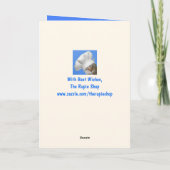 Super Cool Cat Birthday Kaart (Achterkant)