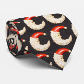 Super Cool Classic Round Santa Claus-Stropdas Stropdas (Opgerold)