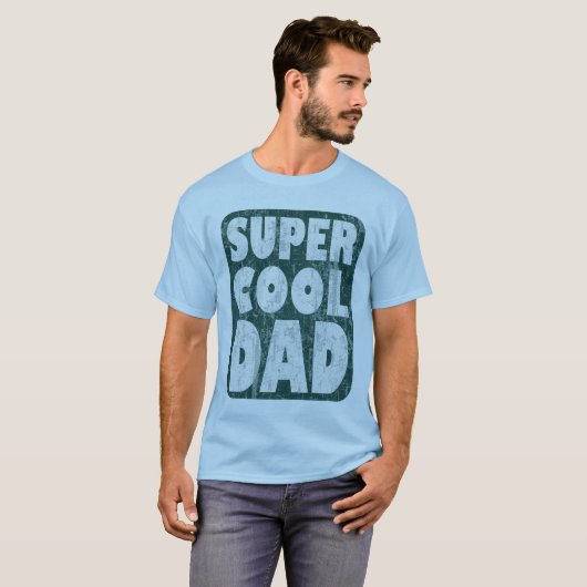 Super Cool Dad T-shirt (Voorkant volledig)