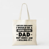 Super Cool Dad Tote Bag (Achterkant)