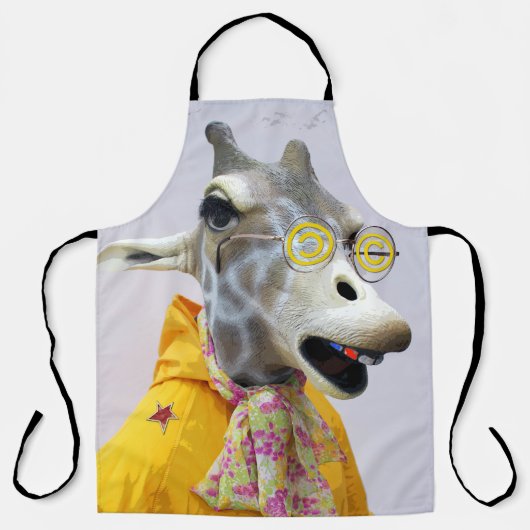Super Cool Giraffe Apron. Schort (Voorkant)
