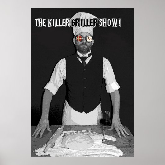 Super Cool Griller Food Poster! Poster (Voorkant)