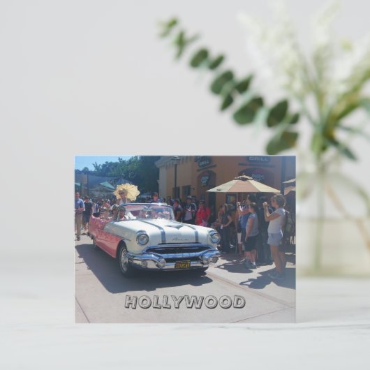 Super Cool Hollywood Briefkaart! Briefkaart (Staand voorkant)