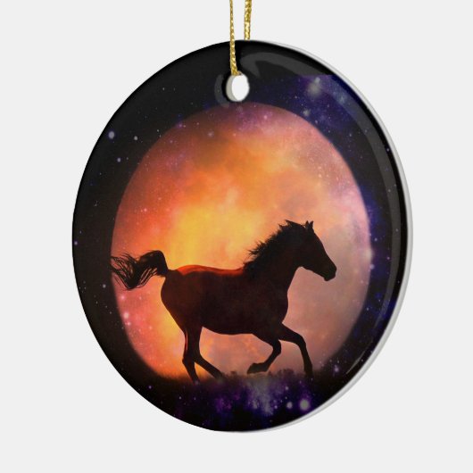 Super Cool Horse and Moon Ornament (Links)