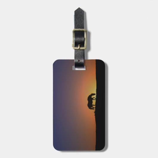 Super Cool Horse Bagagelabels (Voorkant verticaal)