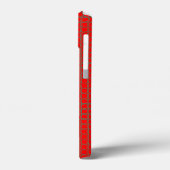 Super Cool Hot Red-patroon Case-Mate iPhone Case (Achterkant / Links)
