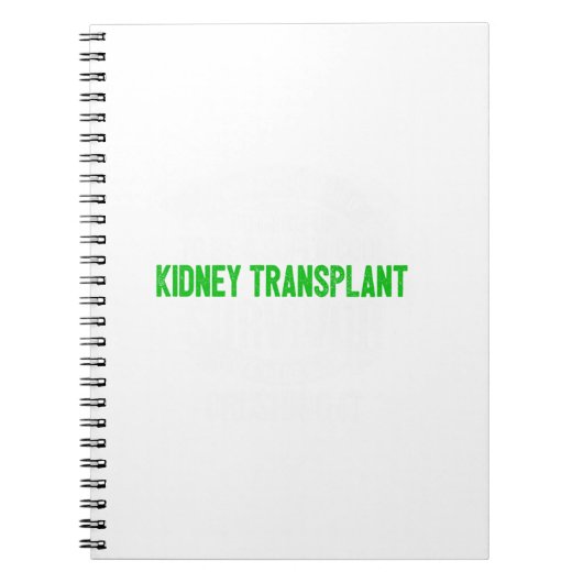 Super Cool Kidney Transplant Survivor Gift Notitieboek (Voorkant)
