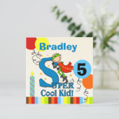 Super Cool Kind Gepersonaliseerd op zaterdag Kaart (Staand voorkant)